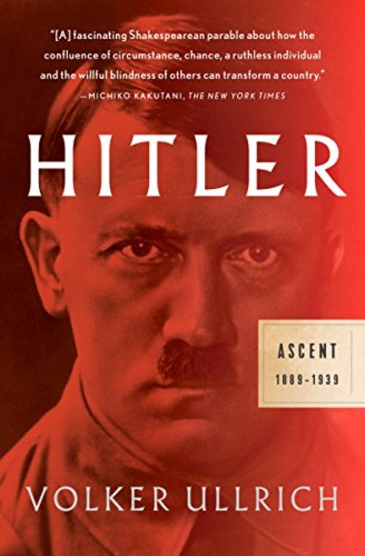 Book cover for "Hitler" by Volker Ullrich
