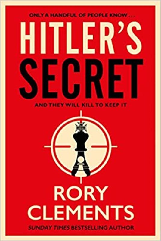Book cover for "Hitler's Secret" by Rory Clements
