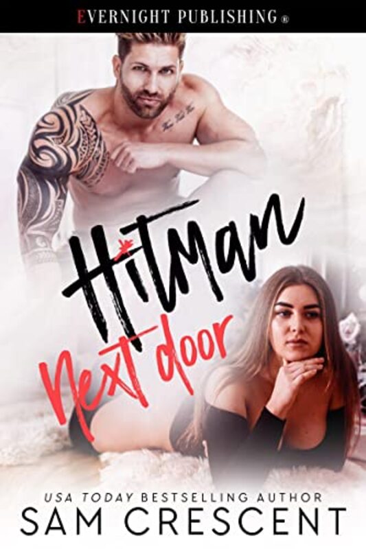 Book cover for "Hitman Next Door" by Sam Crescent