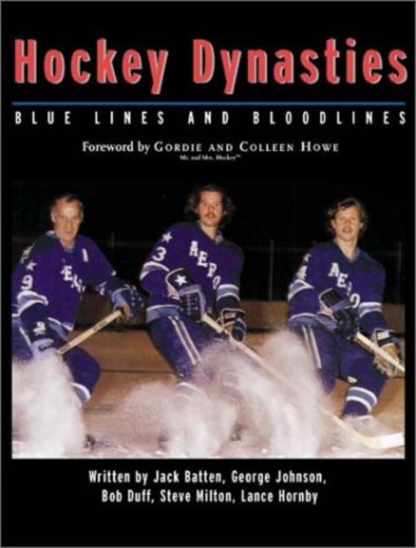 Book cover for "Hockey Dynasties" by Jack Batten