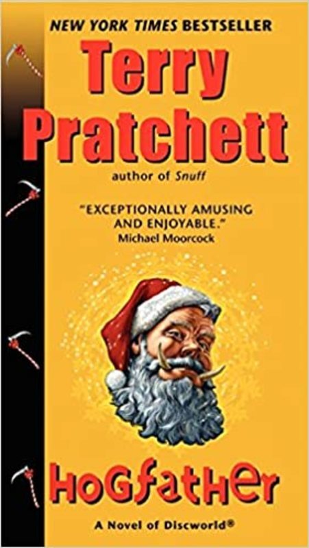 Book cover for "Hogfather" by Terry Pratchett