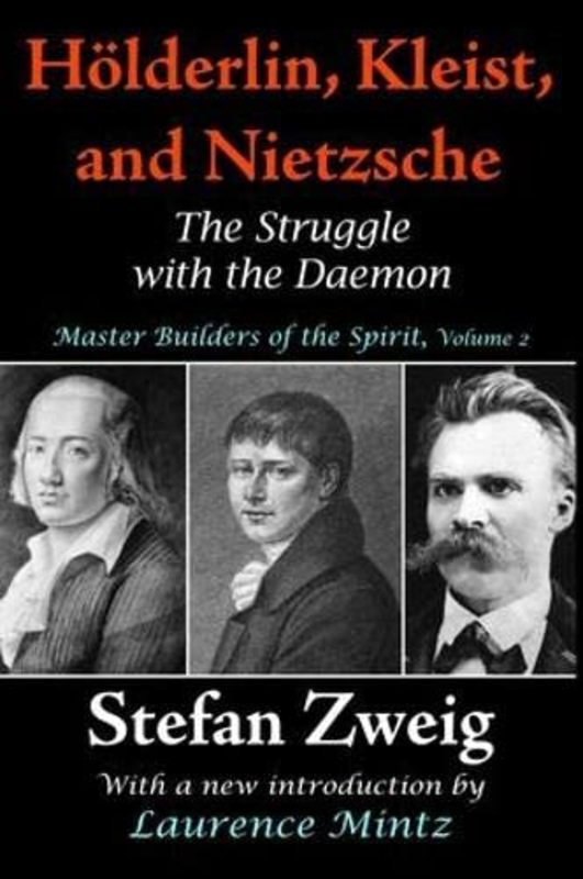 Book cover for "Holderlin, Kleist, and Nietzsche" by Stefan Zweig