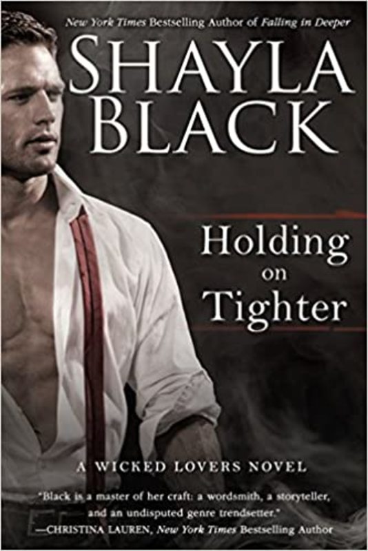 Book cover for "Holding on Tighter" by Shayla Black