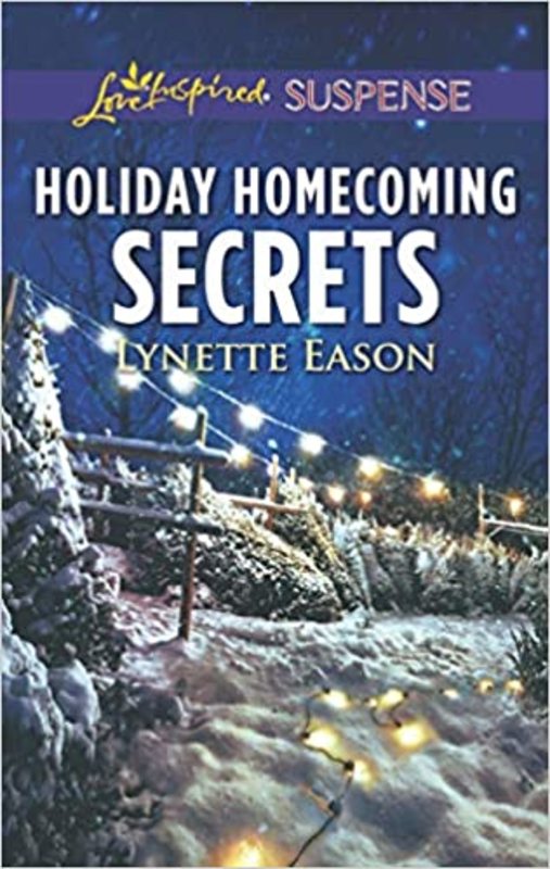 Book cover for "Holiday Homecoming Secrets" by Lynette Eason