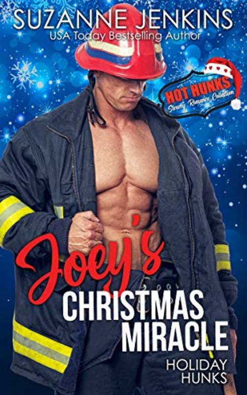 Book cover for "Holiday Hunks - Joey's Christmas Miracle" by Suzanne Jenkins