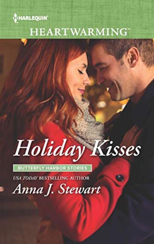 Book cover for "Holiday Kisses" by Anna J Stewart