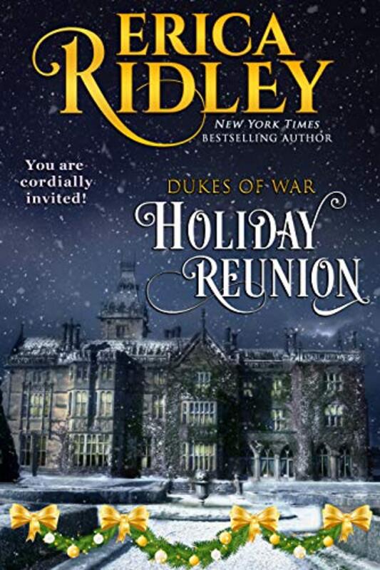 Book cover for "Holiday Reunion" by Erica Ridley