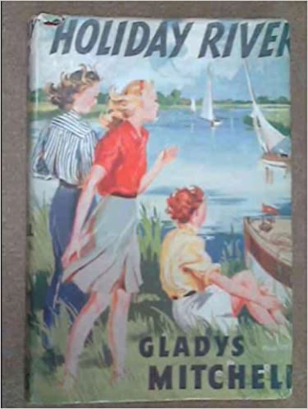 Book cover for "Holiday River" by Gladys Mitchell