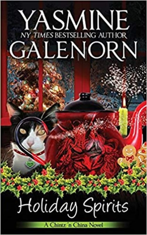 Book cover for "Holiday Spirits" by Yasmine Galenorn