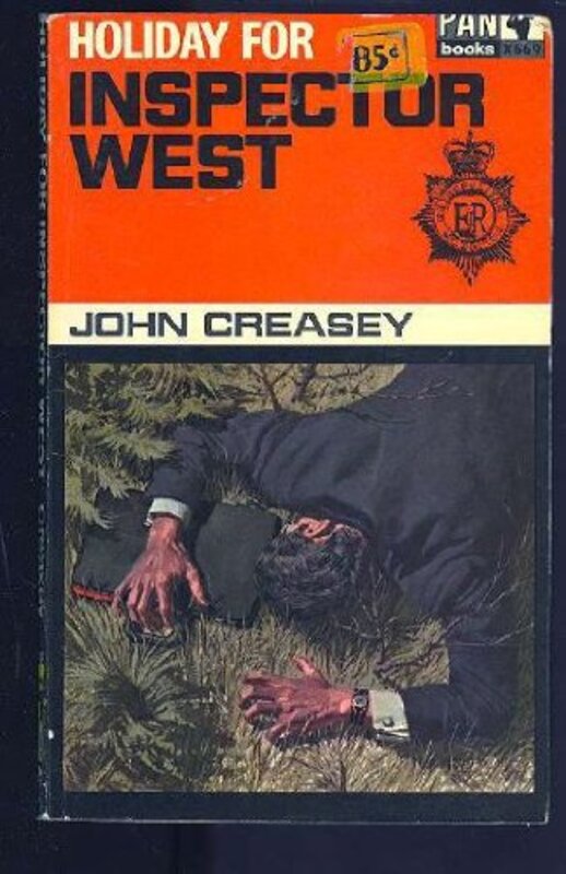 Book cover for "Holiday for Inspector West" by John Creasey