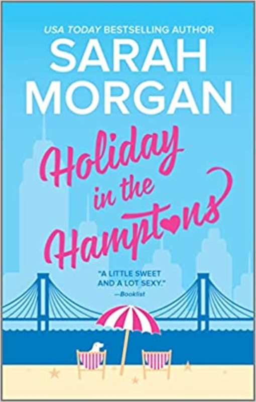 Book cover for "Holiday in the Hamptons" by Sarah Morgan