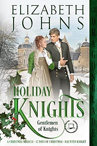 Book cover for "Holiday Knights" by Elizabeth Johns