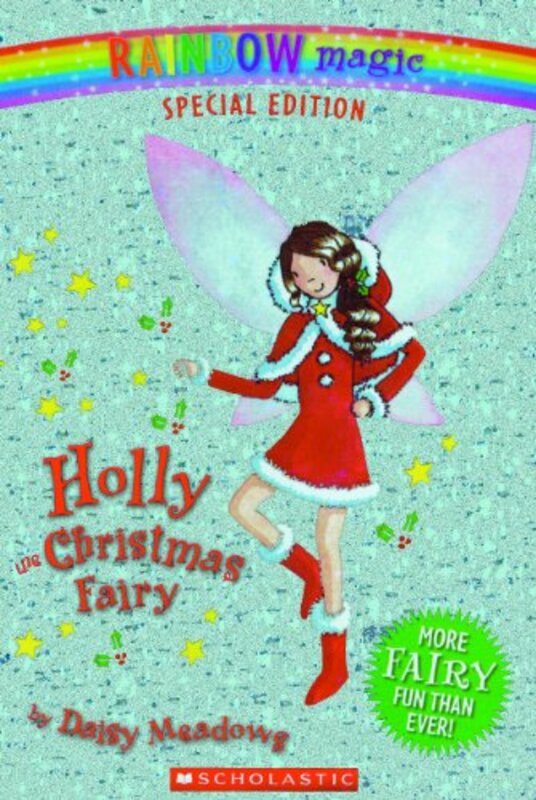 Book cover for "Holly The Christmas Fairy" by Daisy Meadows