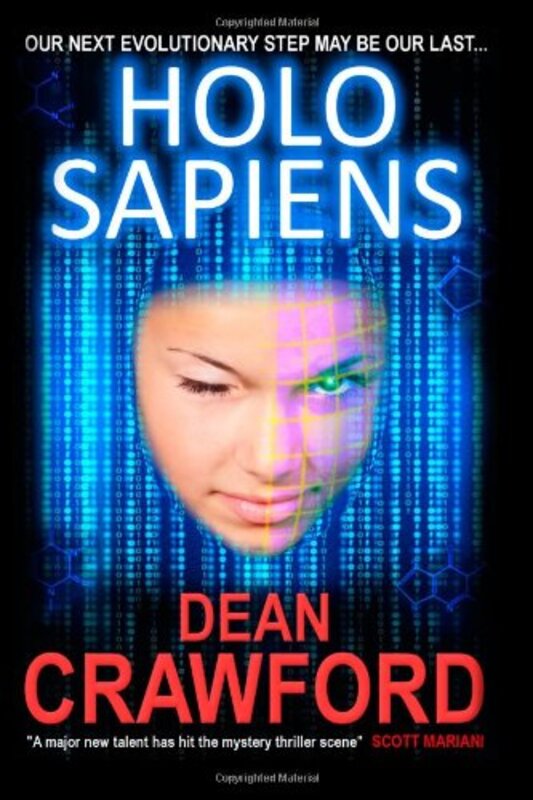 Book cover for "Holo Sapiens" by Dean Crawford