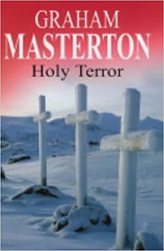 Book cover for "Holy Terror" by Graham Masterton