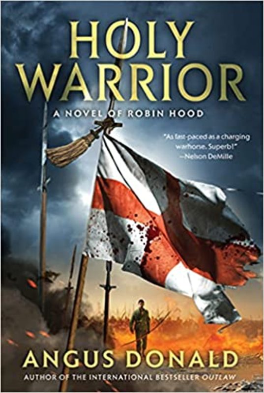 Book cover for "Holy Warrior" by Angus Donald