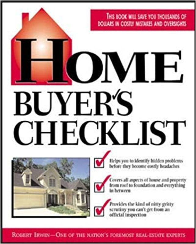 Book cover for "Home Buyer's Checklist" by Robert Irwin