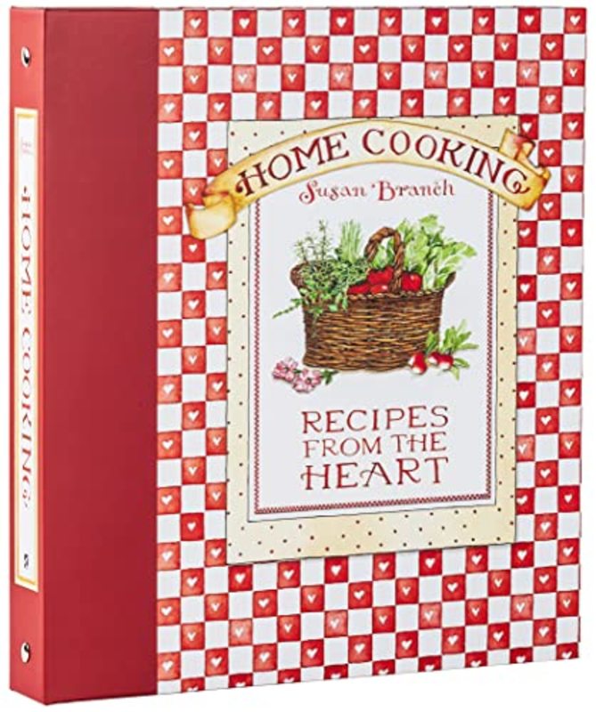 Book cover for "Home Cooking: Recipes From the Heart" by Susan Branch