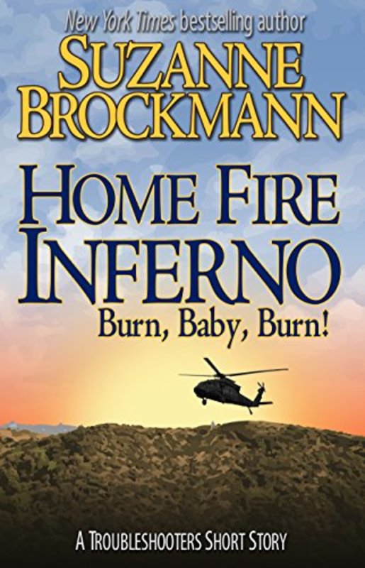 Book cover for "Home Fire Inferno" by Suzanne Brockmann