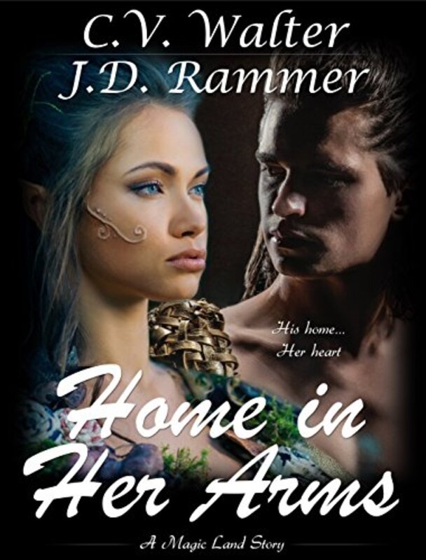 Book cover for "Home In Her Arms" by CV Walter