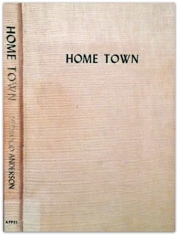 Book cover for "Home Town" by Sherwood Anderson