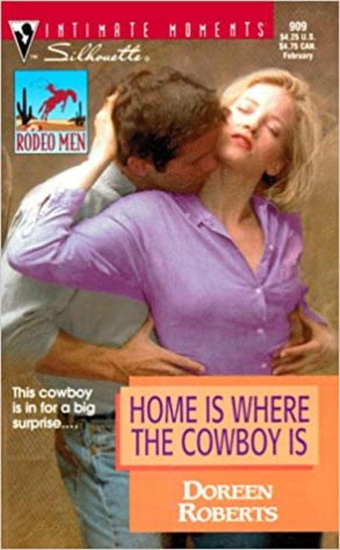Book cover for "Home is Where the Cowboy Is" by Kate Kingsbury