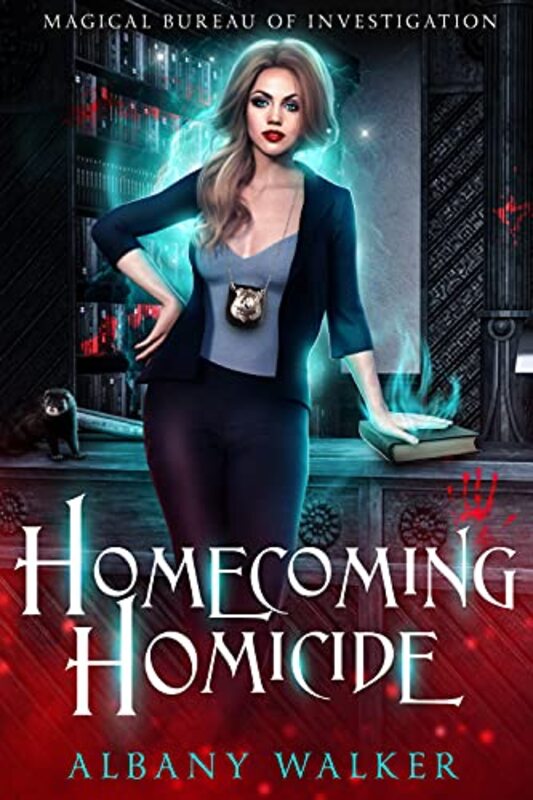 Book cover for "Homecoming Homicide" by Albany Walker