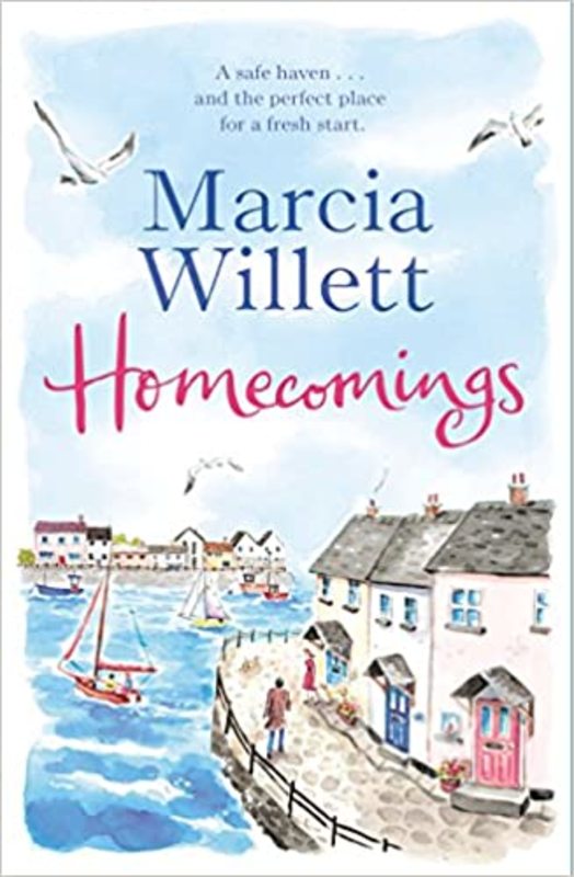 Book cover for "Homecomings" by Marcia Willett