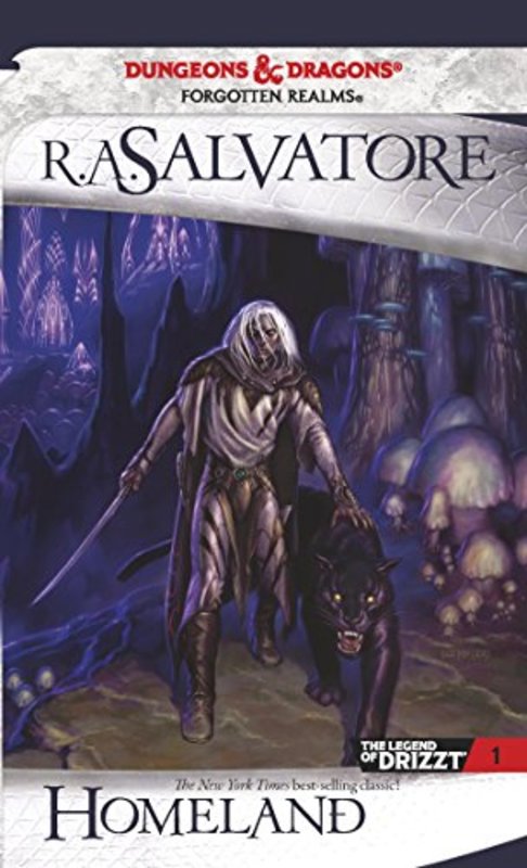 Book cover for "Homeland" by RA Salvatore