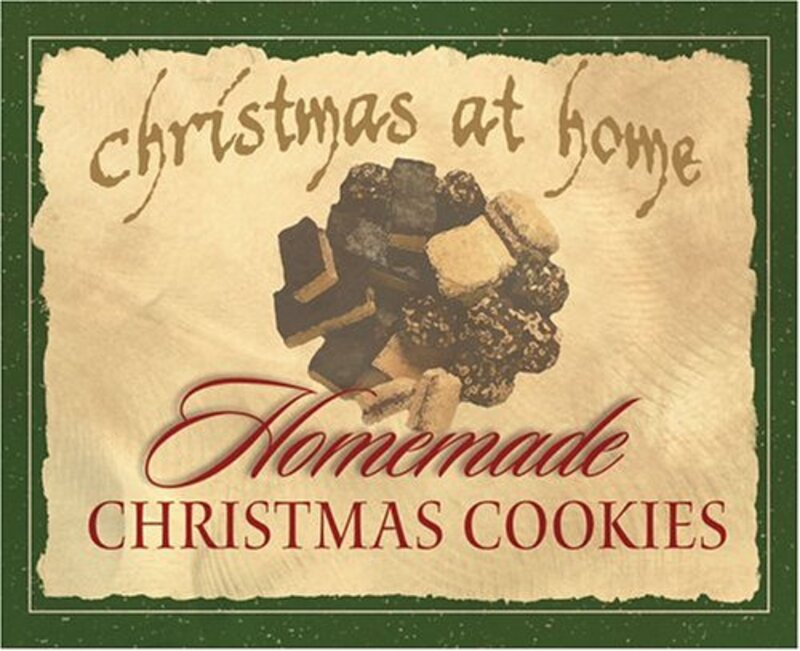 Book cover for "Homemade Christmas Cookies" by Cathy Marie Hake