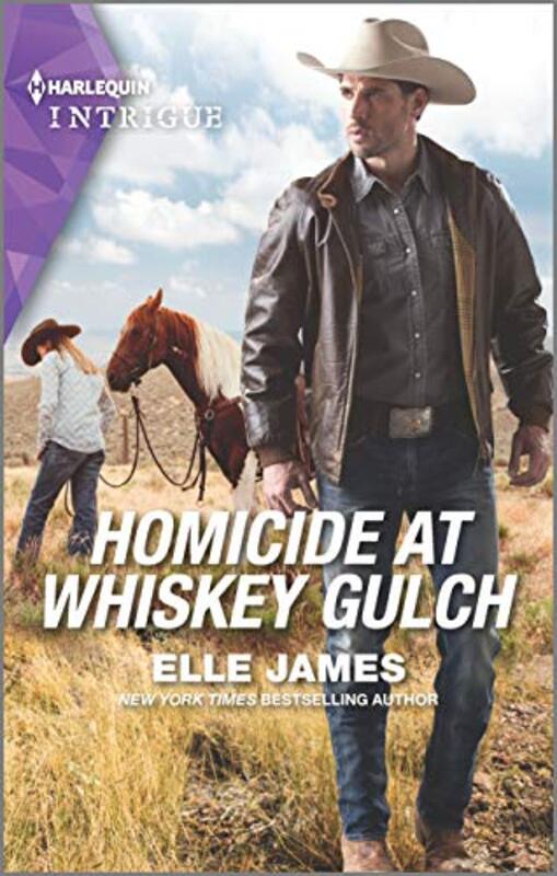 Book cover for "Homicide at Whiskey Gulch" by Elle James