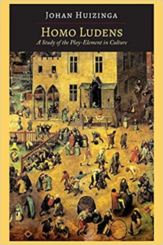 Book cover for "Homo Ludens" by Johan Huizinga