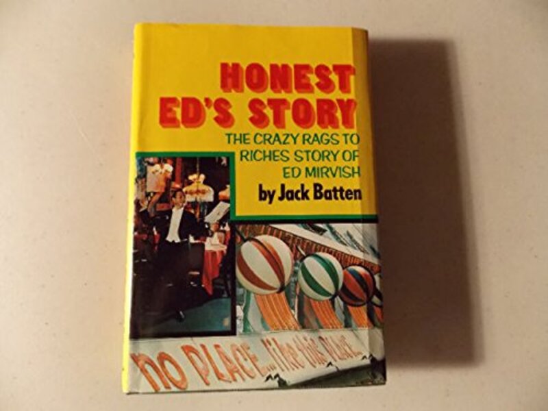 Book cover for "Honest Ed's Story" by Jack Batten
