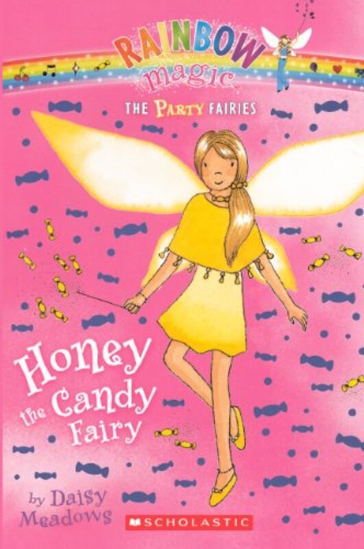 Book cover for "Honey the Candy Fairy" by Daisy Meadows