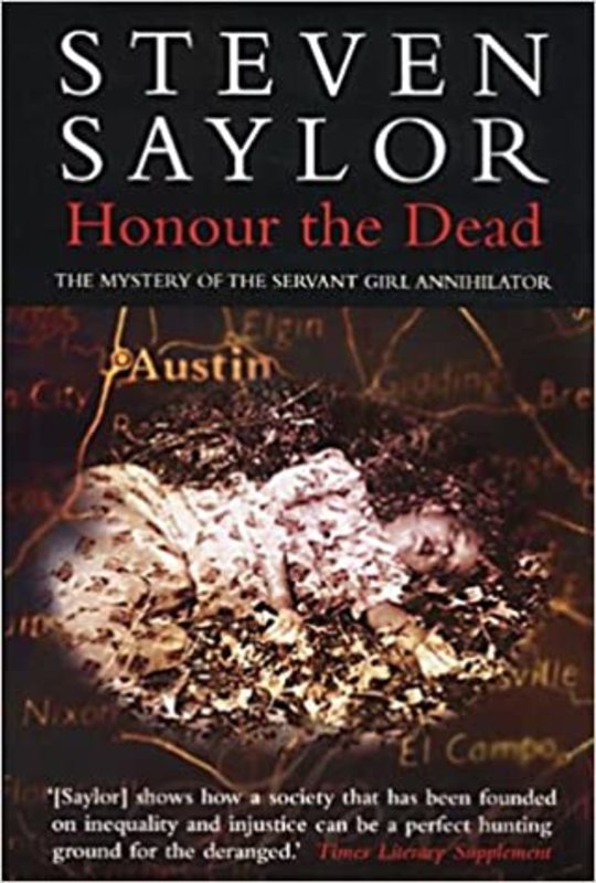 Book cover for "Honour the Dead" by Steven Saylor