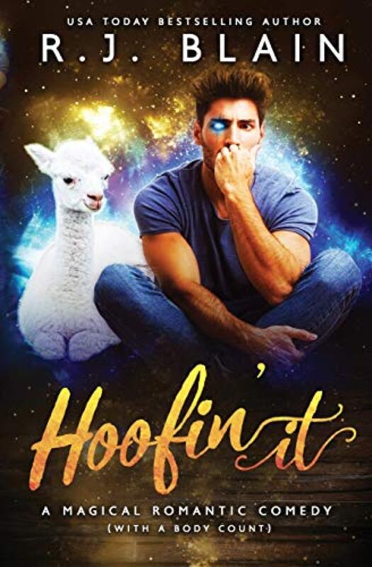 Book cover for "Hoofin' It" by RJ Blain