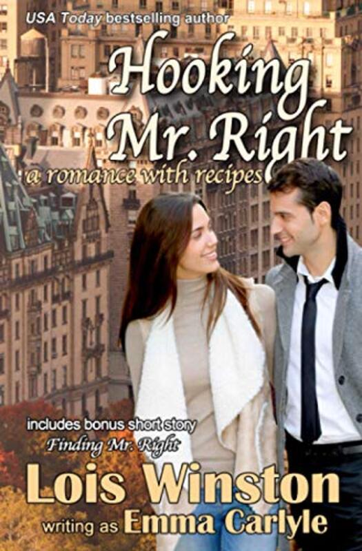 Book cover for "Hooking Mr. Right" by Lois Winston