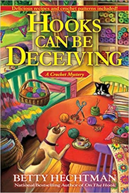 Book cover for "Hooks Can Be Deceiving" by Betty Hechtman