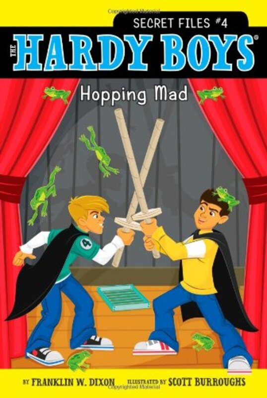 Book cover for "Hopping Mad" by Franklin W Dixon