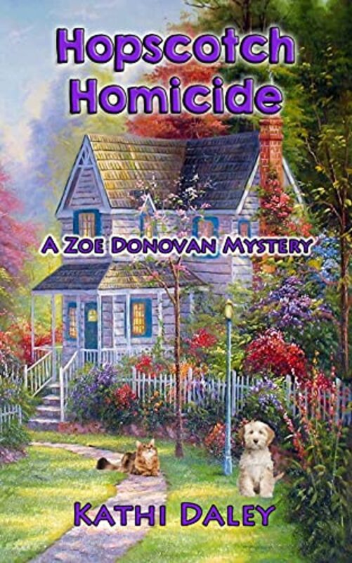 Book cover for "Hopscotch Homicide" by Kathi Daley