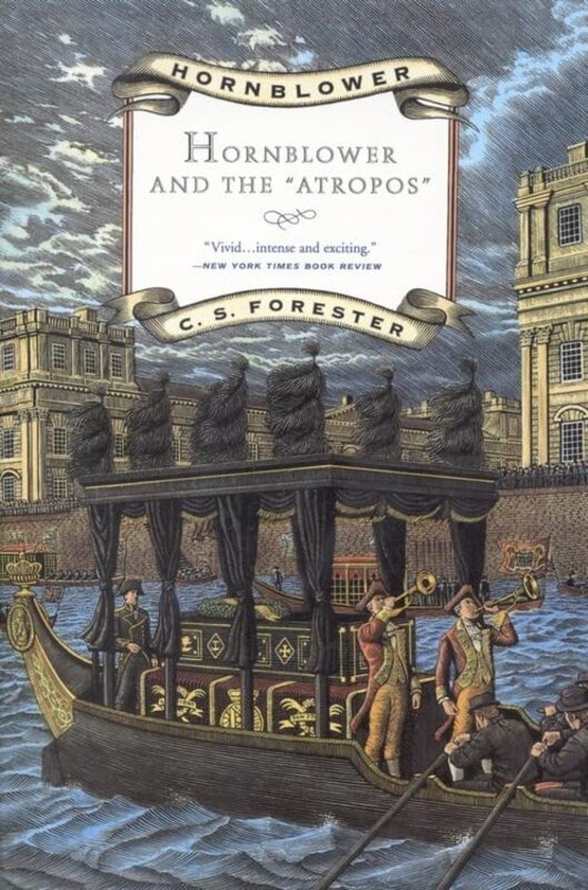 Book cover for "Hornblower and the Atropos" by CS Forester