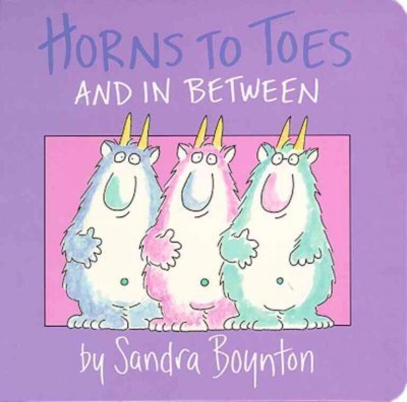 Book cover for "Horns to Toes" by Sandra Boynton