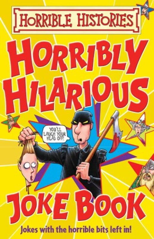 Book cover for "Horribly Hilarious Joke Book" by Terry Deary