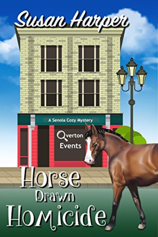 Book cover for "Horse Drawn Homicide" by Susan Harper