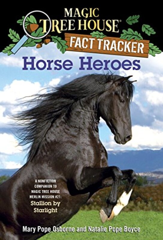 Book cover for "Horse Heroes" by Mary Pope Osborne