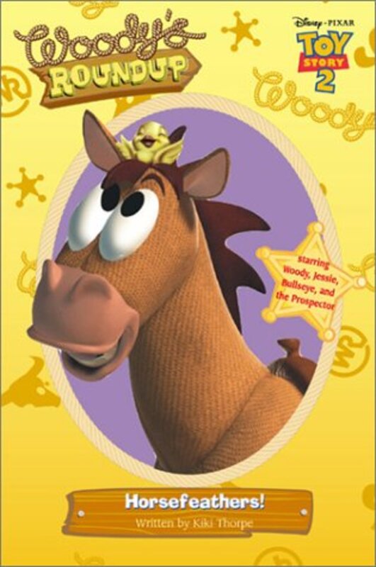 Book cover for "Horsefeathers!" by Kiki Thorpe