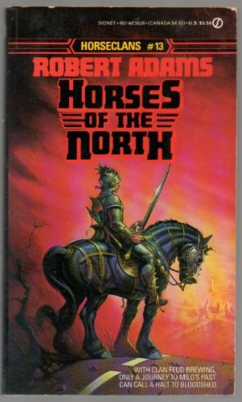 Book cover for "Horses of the North" by Robert Adams