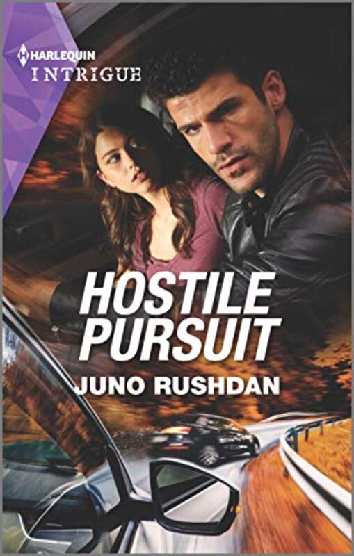 Book cover for "Hostile Pursuit" by Juno Rushdan