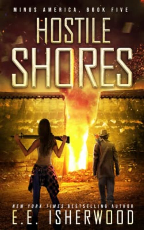 Book cover for "Hostile Shores" by EE Isherwood