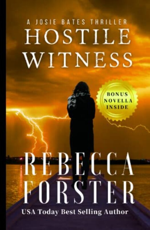 Book cover for "Hostile Witness" by Rebecca Forster
